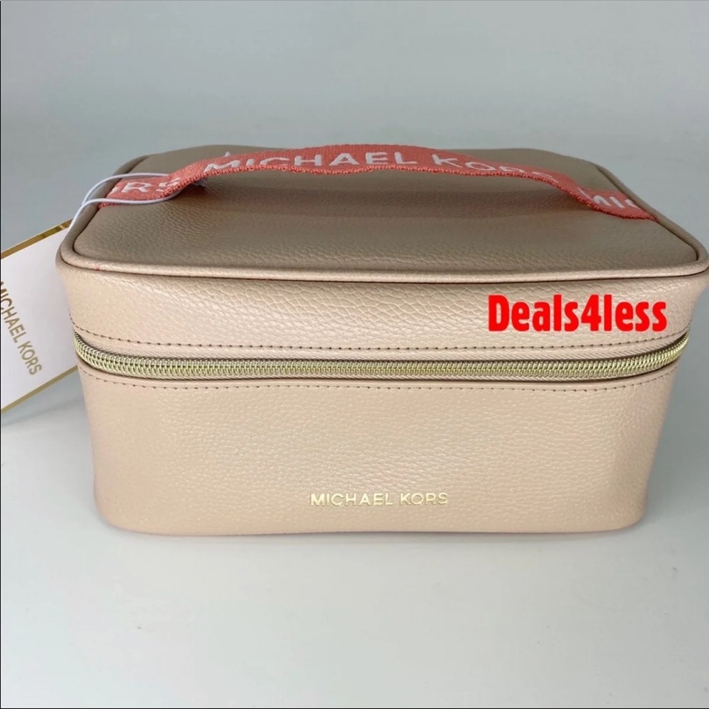 Michael Kors Pouch Cosmetic Bag Train Case Travel - Picture 3 of 8